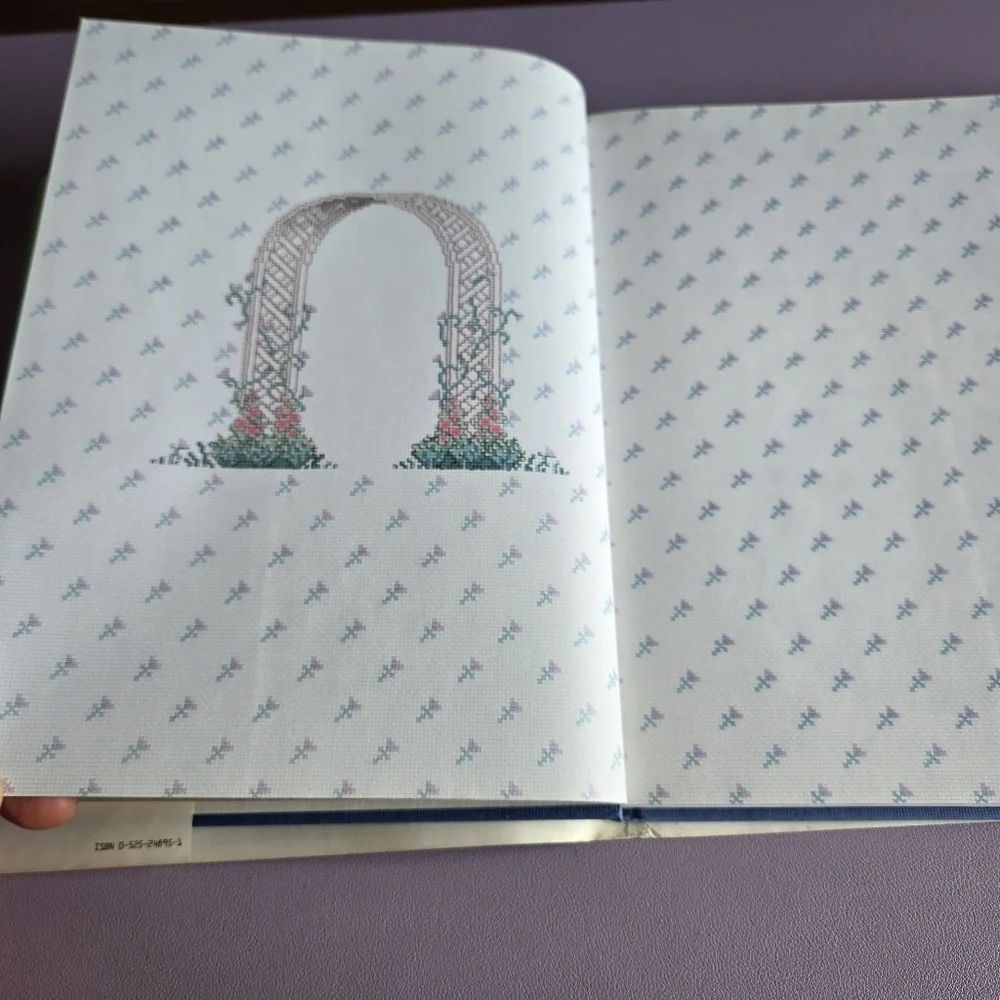 Cross-Stitch‎ Patterns for Mother Goose's Words of Wit and Wisdom Book Vtg 1990